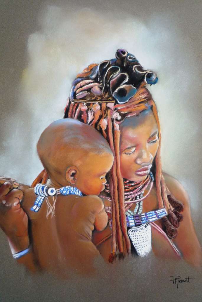 Mère et enfant Himba